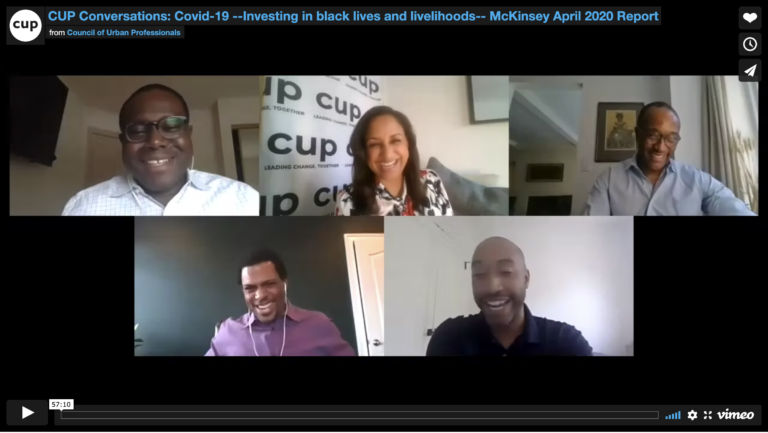 Covid-19 —Investing in black lives and livelihoods— McKinsey April 2020 Report