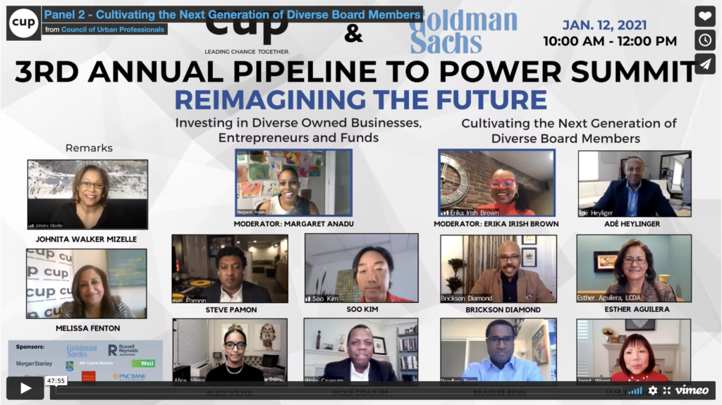 Pipeline to Power Summit Council of Urban Professionals