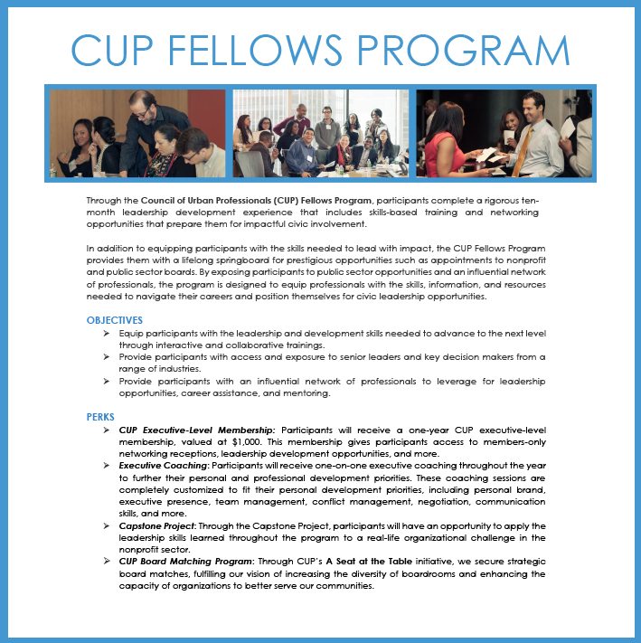 CUP Fellows Program