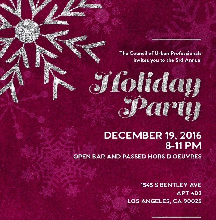 CUP’s 3rd Annual LA Holiday Party